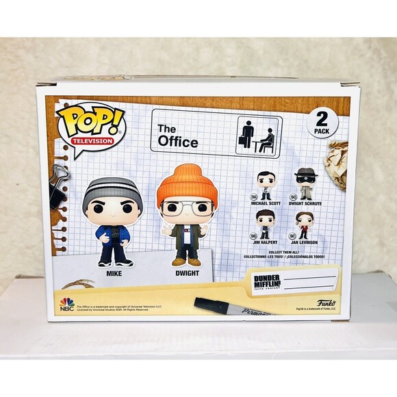 Funko Pop! The Office Scranton Boys - 2 Pack - Michael and Dwight FYE Exclusive - Picture 3 of 6